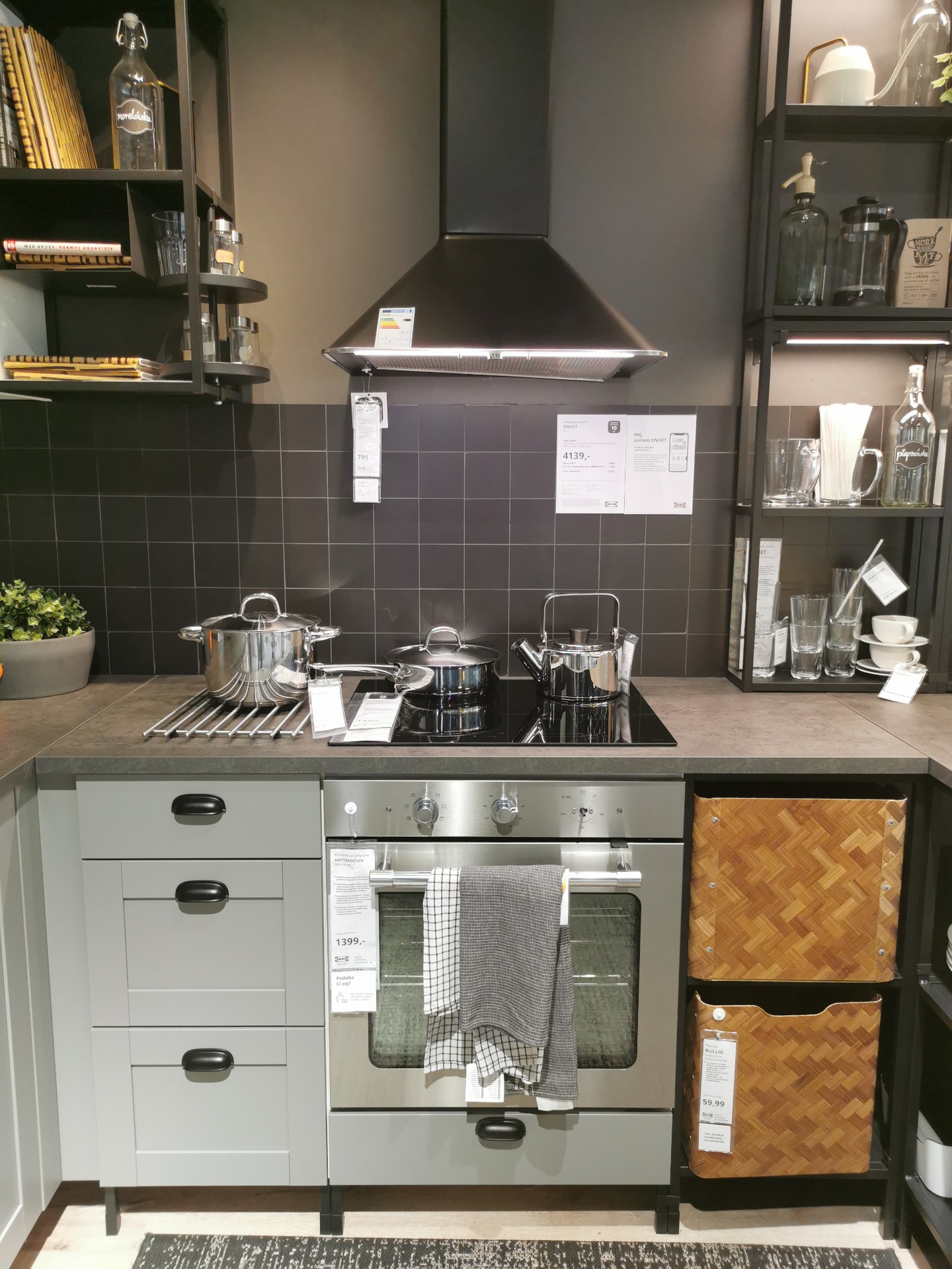 The Enhet Gray Kitchen A Perfect Combination of Style and
